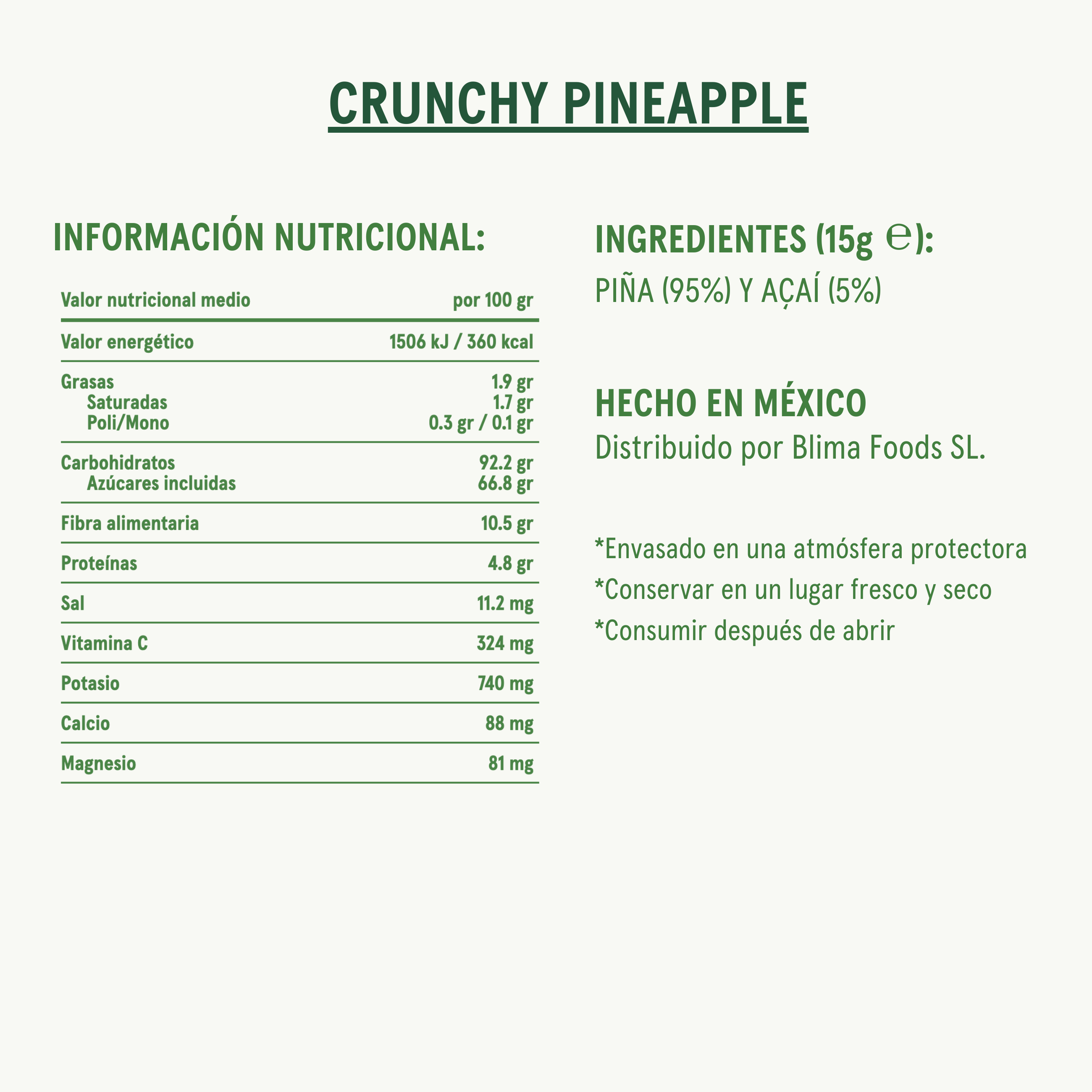 Crunchy Pineapple