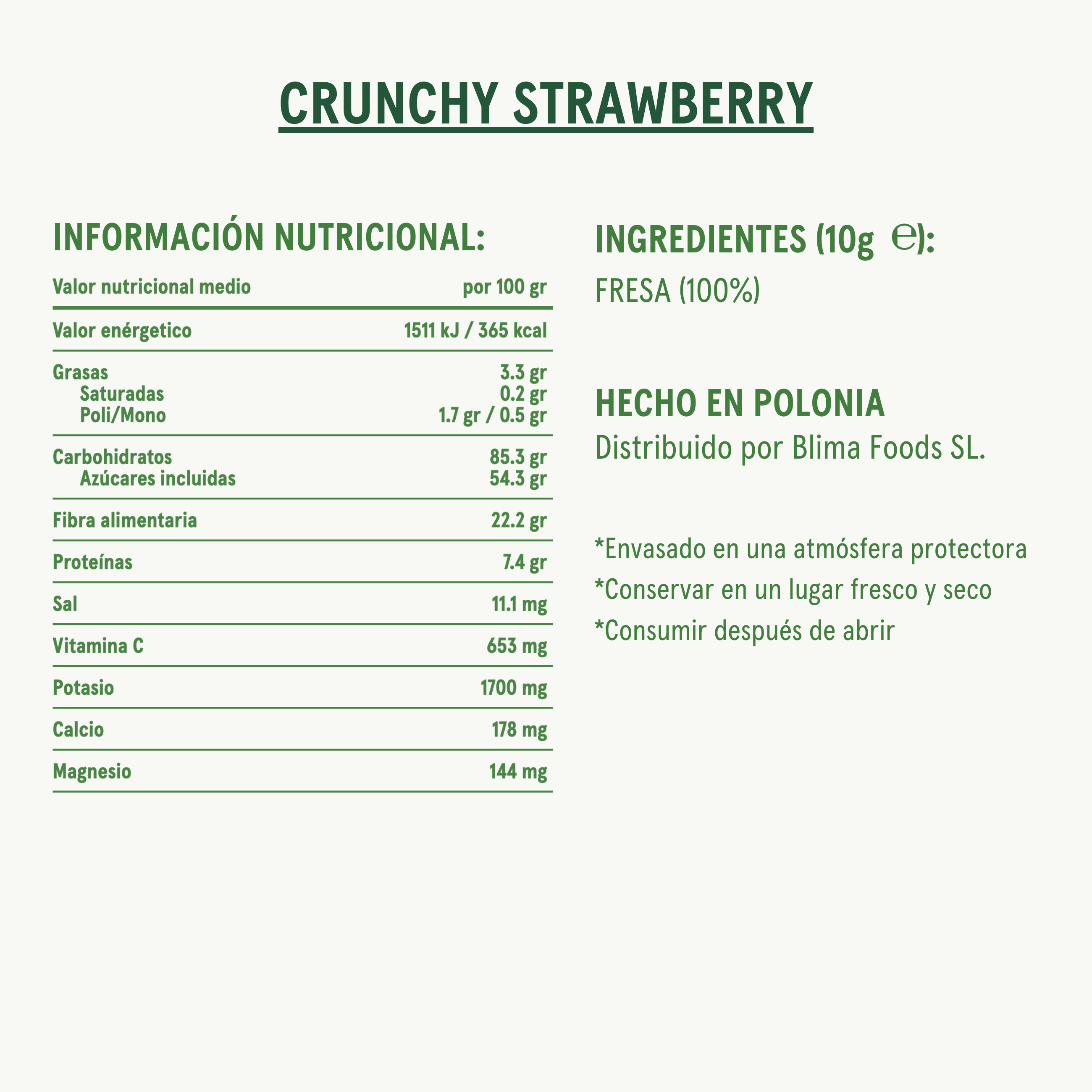 Crunchy Strawberry (10g)