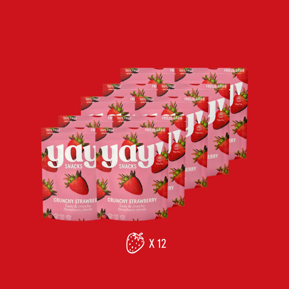 Crunchy Strawberry - Pack de 12 x 10g