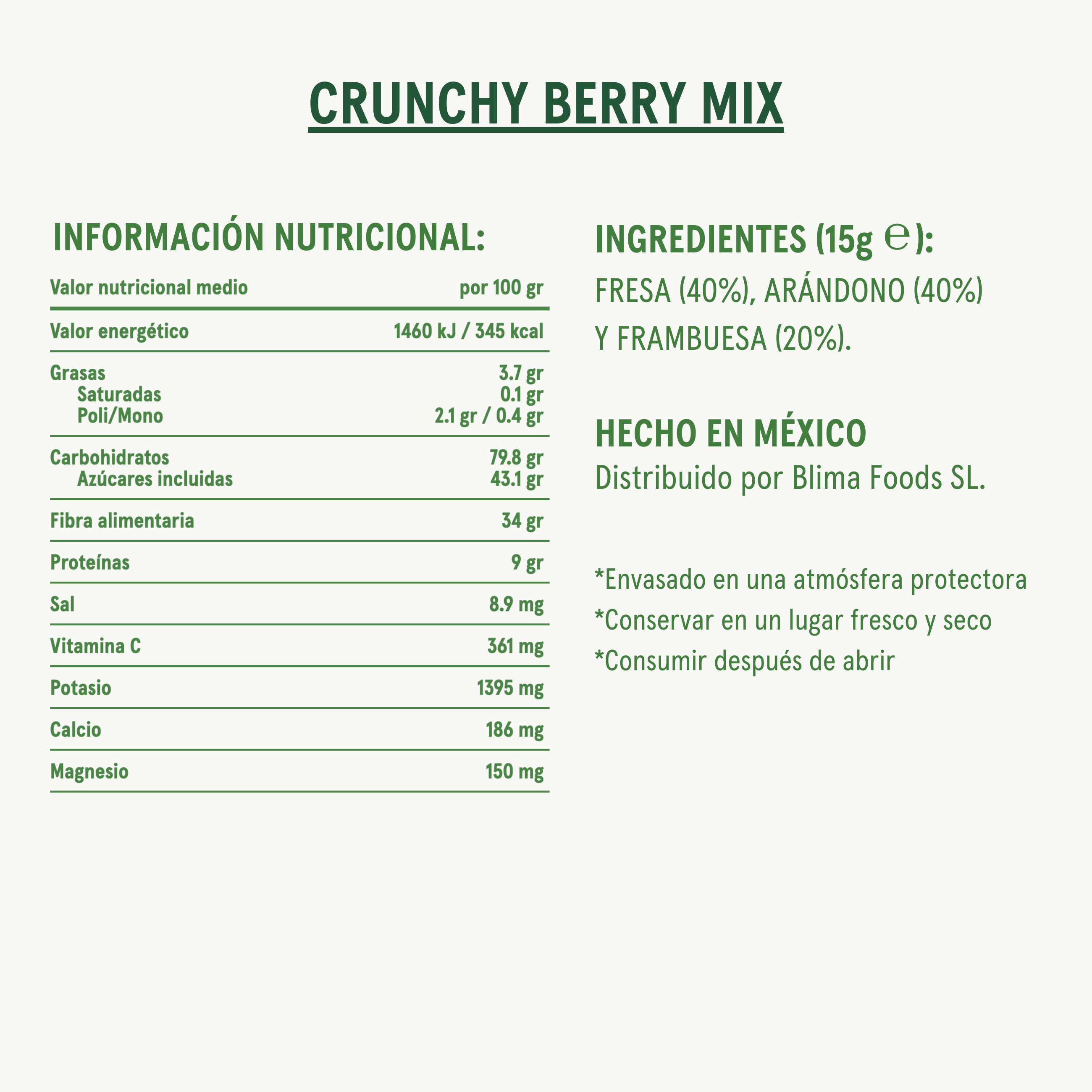 Crunchy Berry Mix