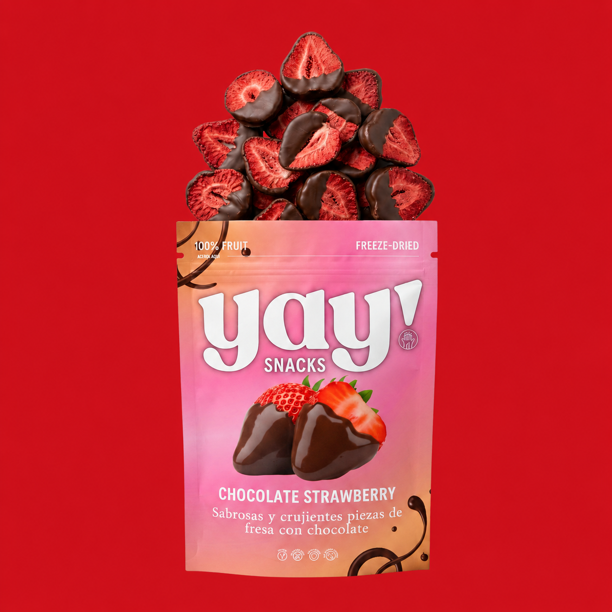 Chocolate Crunchy Strawberry (50g)