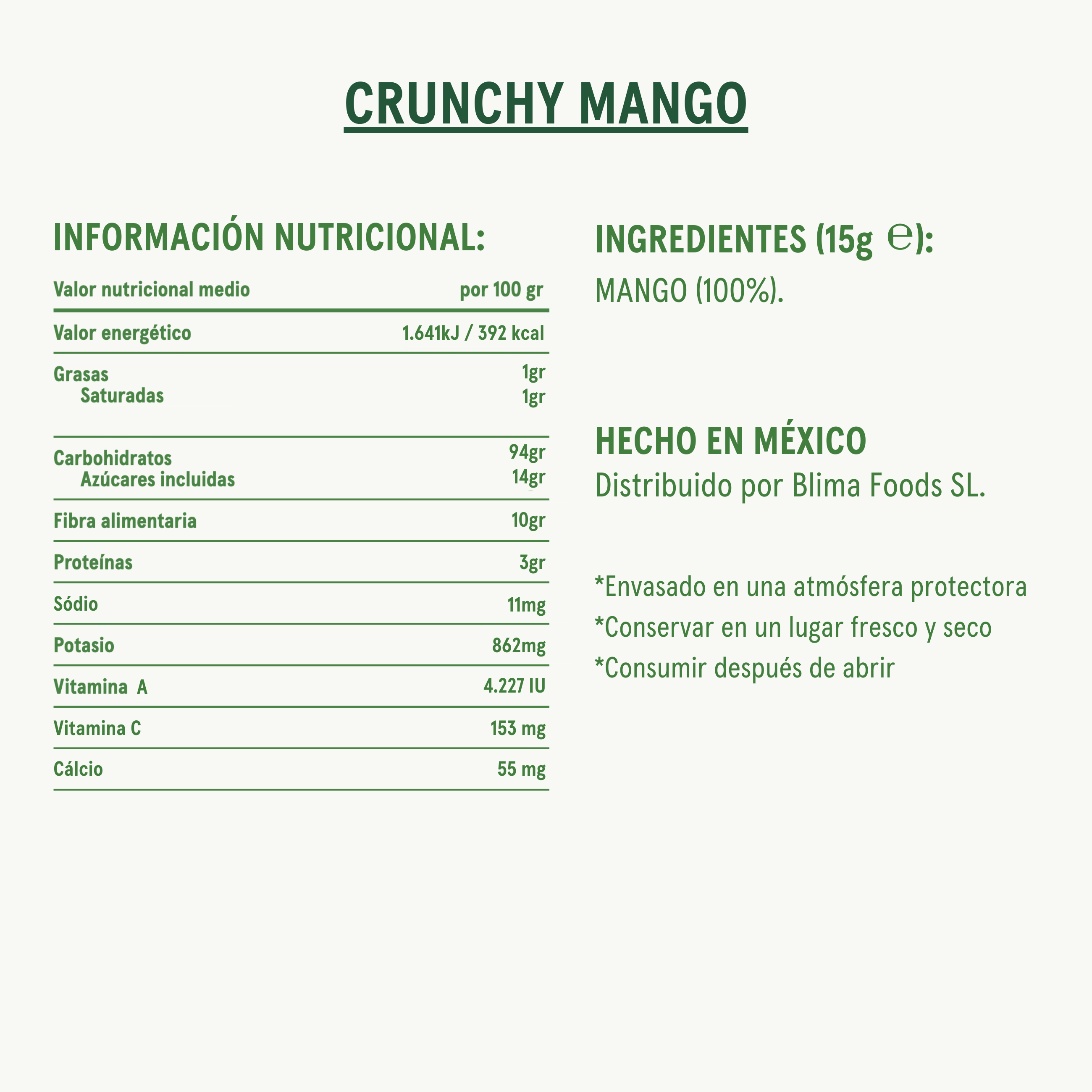 Crunchy Mango