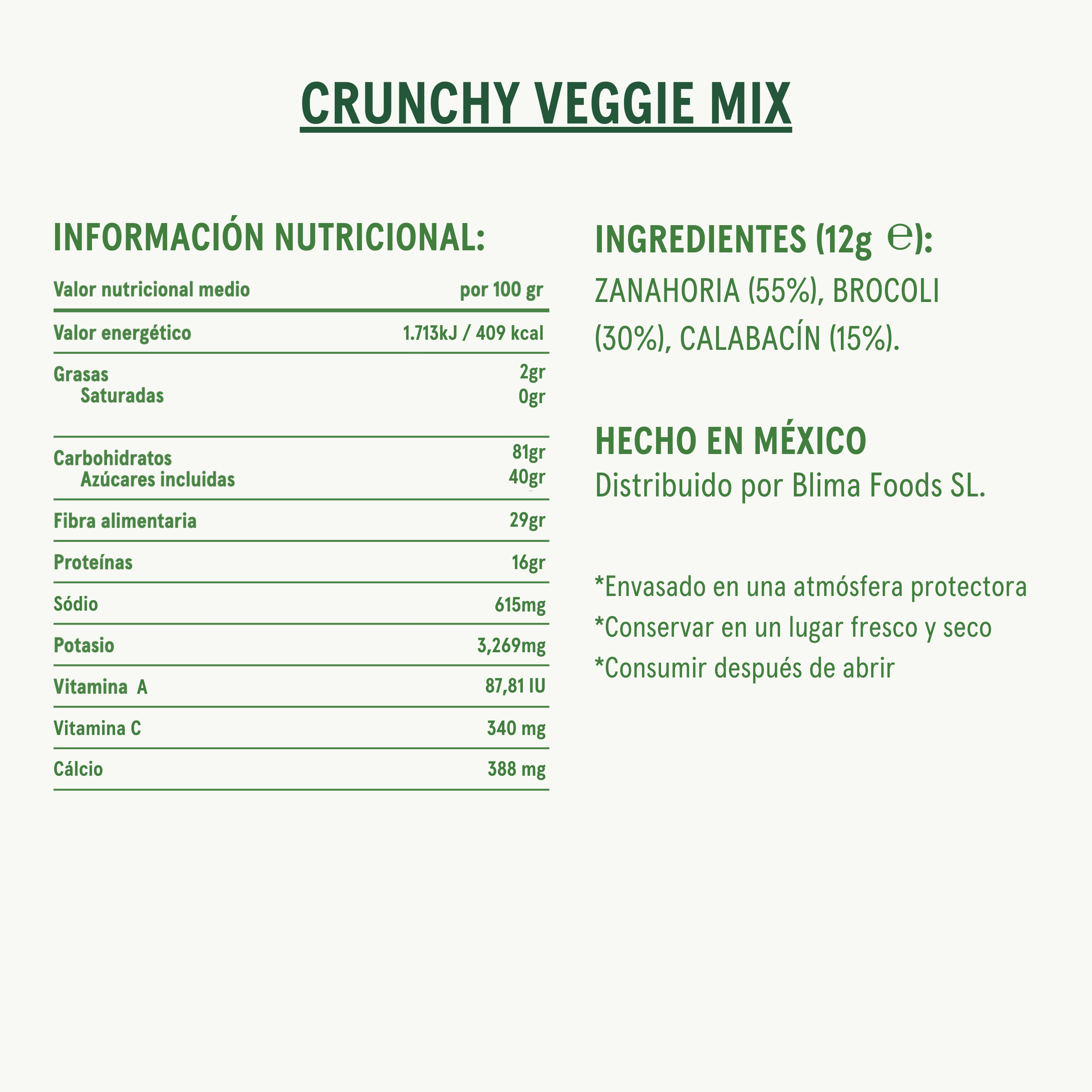 Crunchy Veggie Mix