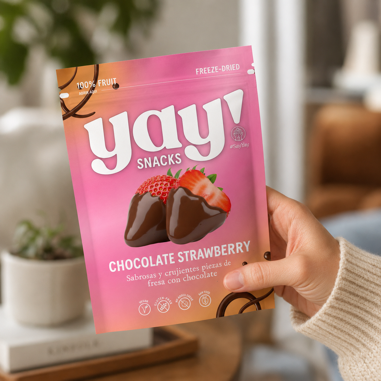 Chocolate Crunchy Strawberry (50g)